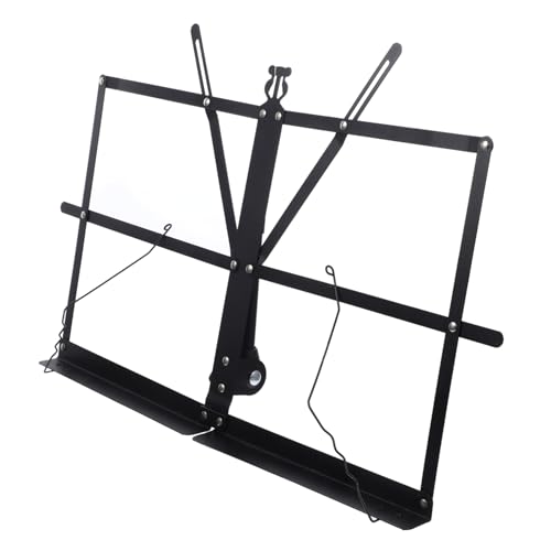 Toddmomy Sheet Music Stand for Sheet Music Angle Desktop Holder for Tablets Simple Reading Stand with Sturdy Support for Comfortable Playing and Easy Portability