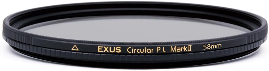 EXUS Mark II CPL Marumi Antistatic MC Slim Thin Filter Made in Japan (58mm)