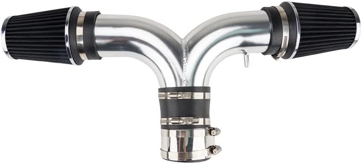 Air Intake Kit, Cold Air Intake w/Filter Replacement for 2003-2008 Ram 1500 Hemi 5.7L V8 Engine (Black)