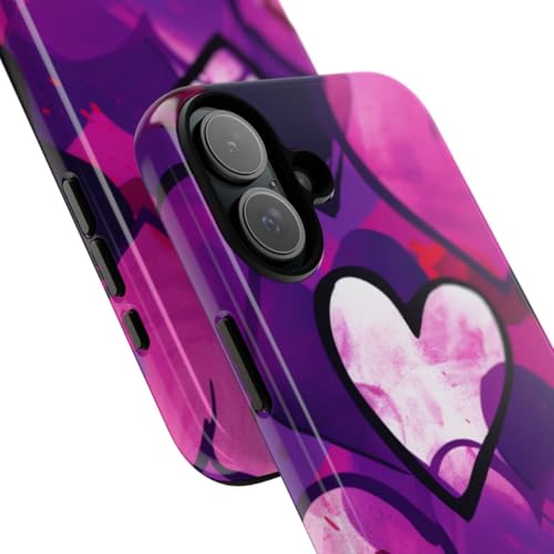 Coque cœurs pop art iPhone 16 Plus exprimez votre passion - 2