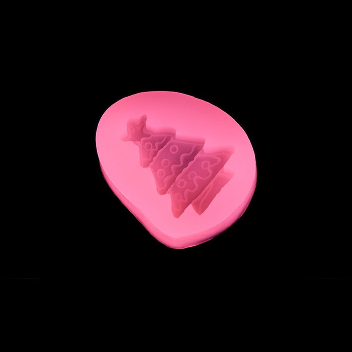 Xmas Christmas Tree Silicone Cake Decorating Mold Flexible Non Stick