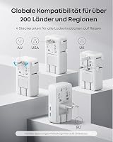 Anker Nano Reiseadapter Weltweit, Universal Reiseadapter, Steckdosenadapter – Ansicht 2