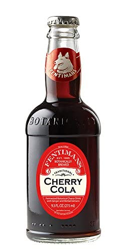 Fentimans Sparkling Cherry Cola - Cherry Soda, Craft Soda, Soft Drink with Natural Ingredients, No Artificial Colors, Flavors or Preservatives, Botanically Brewed - 9.3 Fl Oz (Pack of 12)