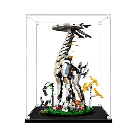icuanuty Vitrine Schaukasten für Lego 76989 Horizon Forbidden West Langhals, Acryl Vitrine Cover