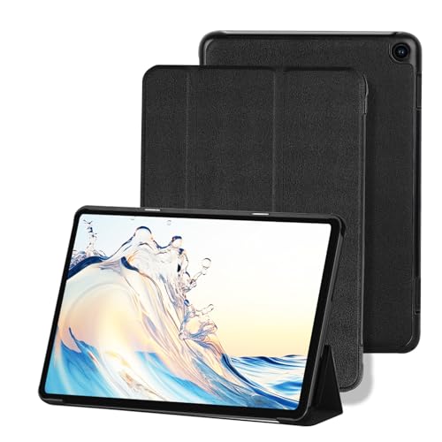 JDUSCCO New Kindle Fire HD 8 Tablet Case & Fire HD 8 Plus Tablet Case (12th/10th Gen 2022/2020Release) -Trifold Stand Cover with Auto Wake/Sleep,Incompatible with Samsung iPad (Black)