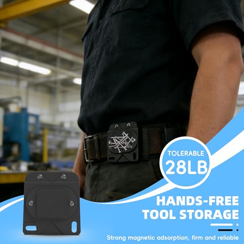 Magnetpro Magnetic Tool Holder, Strong Magnetic Belt Clip Holster for Screws, Nails, Hammer, Pliers, Spanner, Sockets, Trowel | Great for Electricians, Plumbers, Carpenters by Magnetpro - Image 5