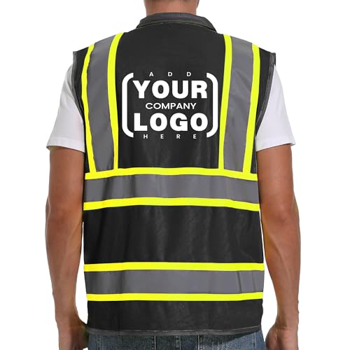 Image of ArcRidge Reflective Safety Vest for Men and Women - High Visibility Construction Vest - Dual Tone Reflective Strips