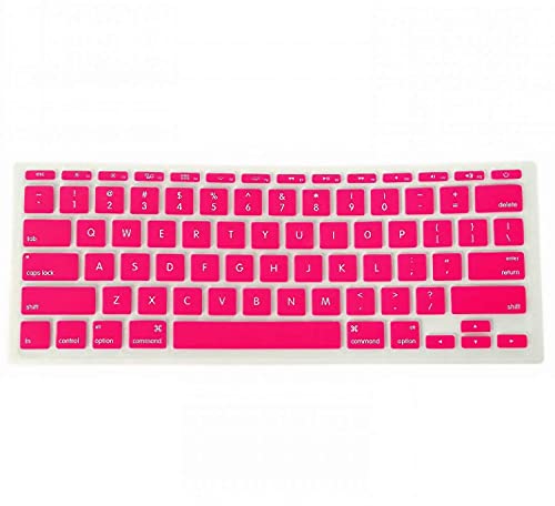 Image of Brain Freezer Premium Ultra Thin Keyboard Cover Protector for MacBook Air 13 inch A2179, A2337 M1 Chip (Year 2020+) (Pink)