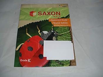 Saxon Math Assessment Guide Teacher Edition Includes Copy Masters (Grade K)