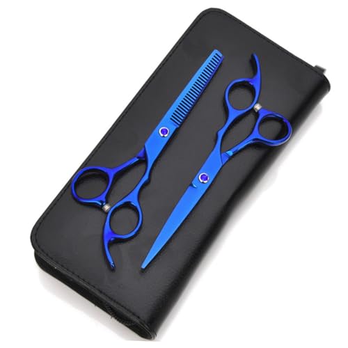 Ciseaux de coiffure duo de lames droites de précision pour coupe de cheveux nets