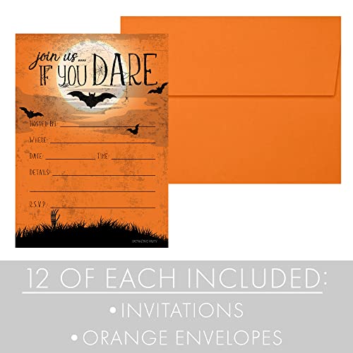 Distinctivs Halloween Party Invitations And Envelopes - 12 Cards #TOP3