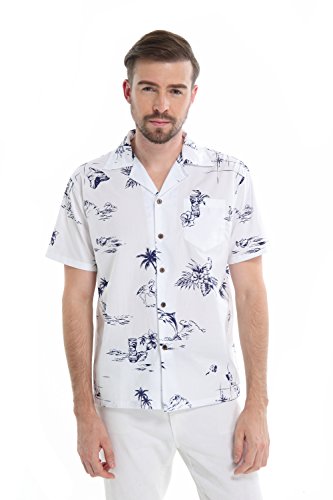 White hawaiian shirt outfit Clearance