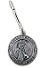 Lumen Mundi Silver Toned Base Saint Francis Protect My Dog Medal with Guardian Angel Back, 7/8 Inch