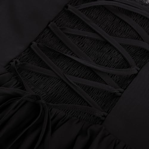 Scarlet Darkness Lace Corset Mini Dress with Pocket Women Teens Grad Outfit - image 8