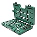 SATA 22-Piece Socket Set, SAE and 1/2-Inch Drive, with Ratchet, Extensions and Accessories in a Green Plastic Carrying Case - ST09088SJ