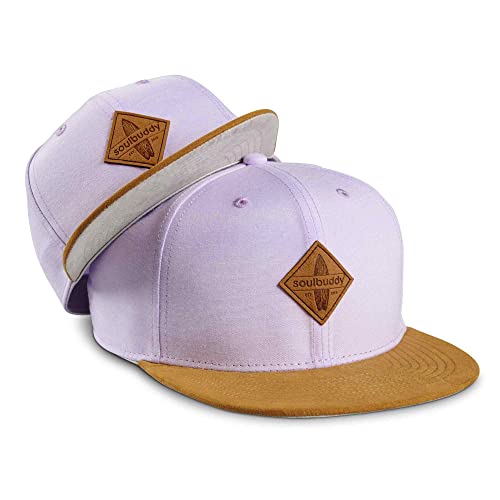 Soulbuddy Cap Damen Cap Kinder 2er-Set Familien Outfit Set Muttertagsgeschenk Geschenke zum Muttertag Mama Geschenk Flieder One Size und Kids M