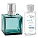 Lampe Berger GiftSet Cube - Turquoise - Home Fragrance Diffuser - Includes Fragrance Ocean Breeze 180 milliliters - 6.08 Fl.oz