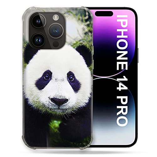 Cover Per Iphone 14 Pro (6.1) Animal Panda Color
