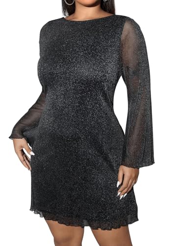Robe manches évasées grande taille pour gommer les complexes - 4