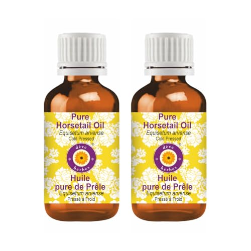 Huile de Prêle Equisetum arvense pressée à froid 100ml soin bio cheveux et ongles