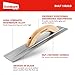 Goldblatt Magnesium Float - 16 x 3-1/4 Inch Concrete Hand Float Beveled Blade with Wood Handle, Concrete Finishing Tool, Provides a Smooth Finish