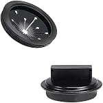 2PCS 3 1/8" Garbage Disposal Splash Guards and 3 Inch Garbage Disposal Stopper, Sink Baffle Drain Plugs for Waste King, EZ Mount Splash Guard 1025 for Whirlaway, GE Models