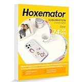 Hoxemator [24 Set] Sublimationspapier für Sublimationsdrucker & Tinte + Klar Sublimationsfolie zum Aufkleben Wasserfest Farbintensiv Sublimationstransferpapier für Tassen, Becher, Handyhüllen, DIY