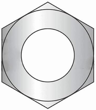 M10-1.50 Finished Hex Nuts / A4-80 Stainless Steel/DIN 934 (Quantity: 100)