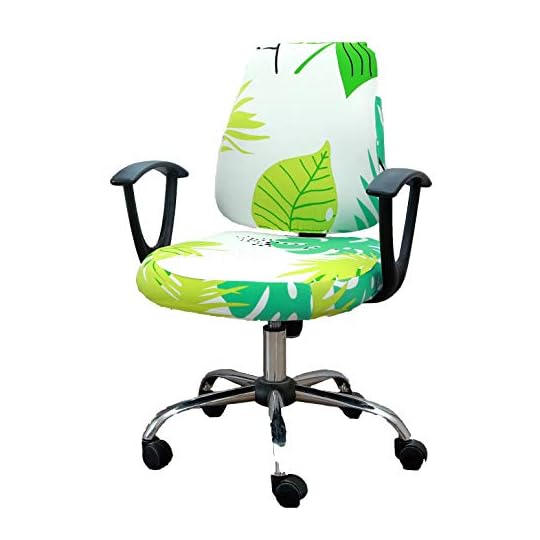 
                            wonderfulwu Stretch Chair Covers Spandex Office Computer Chair Cover Removable Washable Rotate Swivel Chair Protective Covers (D)
                        