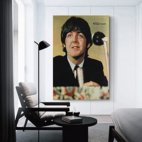 Paul McCartney Poster Jackie Amgazine pour la maison, la chambre, le salon, le bureau, Kits de peinture à l’huile sur… - Les Beatles, Paul McCartney, John Lennon, RIngo Starr, George Harrison Paul McCartney Poster Jackie Amgazine pour la maison, la chambre, le salon, le bureau, Kits de peinture à l'huile sur… – Image 4