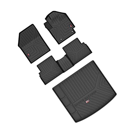 Image of GFX Car Floor Mats Premium Life Long Foot Mats (After-Market) Compatible with Astor (2021) (Black) (Automatic)