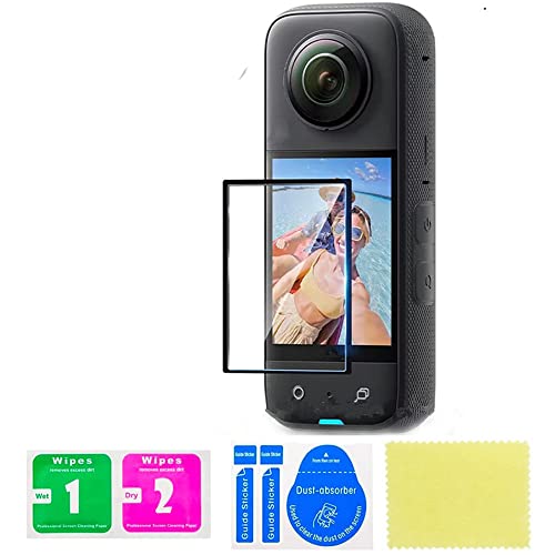 CHICHIYANG Screen Tempered Film Guard HD Tempered Glass Screen Film Camera Protection for Insta360 One X3 Camera