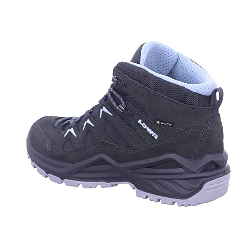 LOWA Damen Wanderschuhe Sirkos Evo GTX Mid 320801 Anthrazit/Eisblau 38