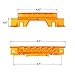 Partsam 5PCS 6LED Cab Light Truck Trailer Cab Marker Top Amber Lens Roof Running Light Reflective Lights Assembly Compatible with 2004 VN/2003-2020 VNL Trucks Waterproof