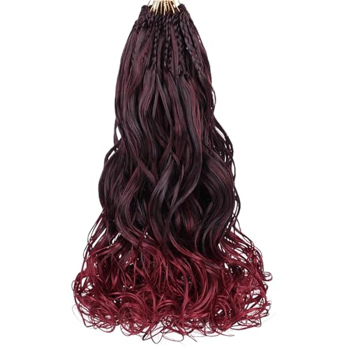 Leeven Boho French Curl Crochet Braids 14 Inch 8...
