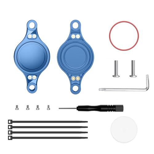 zuousxbs Cubierta Protectora De Metal Duradera contra La Pérdida Protección del Rastreador Ciclismo Cáscara Carcasa Manga para Portada Bicicleta del Localizador Soporte Compatible