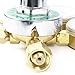 Oxygen Regulator Large Tank Gauge Cutting Torch Regulator Outlet 0-200PSI Inlet 0-4000PSI CGA 540
