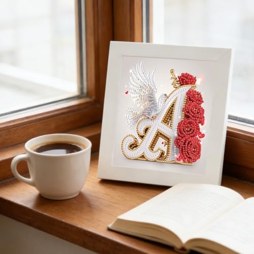 Image of 3 Pack 6x6 Display Frames for Diamond Painting, Square Tabletop Stand Picture Frames for Diamond Art Projects and Completed DIY Artwork