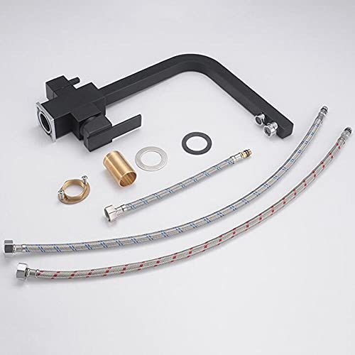 Robinet de cuisine 3 voies noir orientable pour simplifier votre eau potable - 3