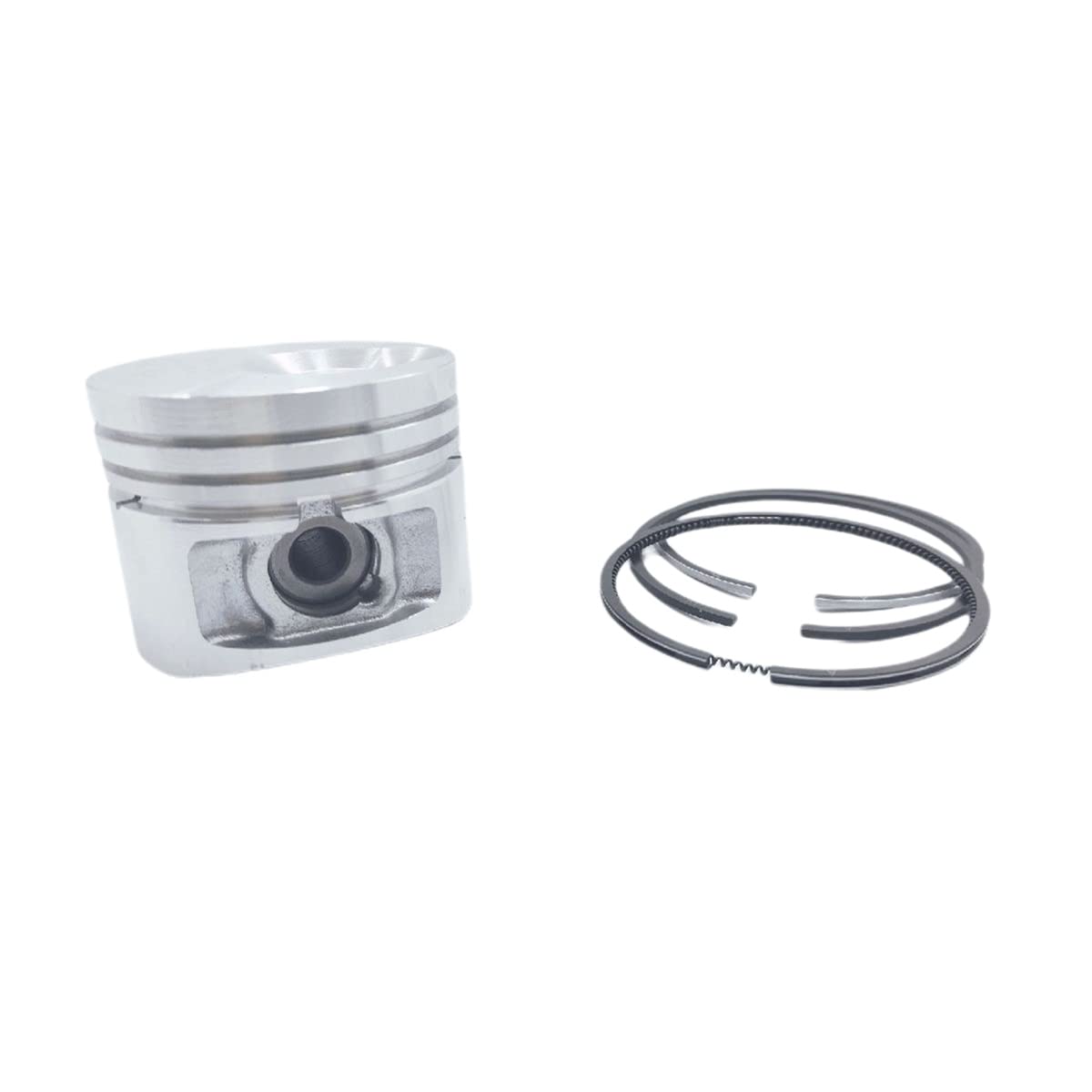motokent PISTON + PISTON RING SET (1.00-LARGE SIZE - 73.00 mm): LOMBARDINI/LDW 502 P/F Citycar - 15719