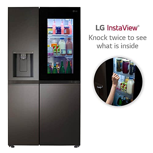 Lg LRSOS2706D 27 Cu. Ft. Side-By-Side Instaview™ Refrigerator thumb #4