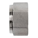 Brennan N0318-08-SS Stainless Steel Compression Tube Fitting, Nut, 1/2
