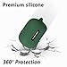 Geiomoo Silicone Case for Anker Soundcore P30i, Protective Cover with Carabiner (Emerald Green)