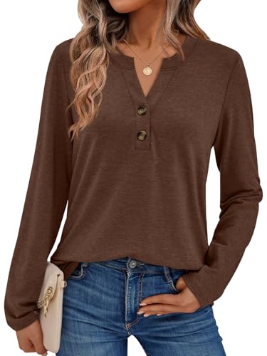 Image of AUTOMET Women's Long Sleeve Shirts 2026 Fall Outfits Dressy Casual Tops