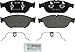 BOSCH BP1549 QuietCast Premium Semi-Metallic Disc Brake Pad Set - Compatible With Select Audi A6, A6 Quattro, A7 Quattro, A8 Quattro; FRONT