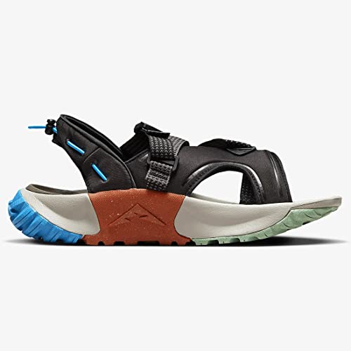 Image of Nike Oneonta Sandal-Black /Enamel GREEN-COBBLESTONE-DJ6603-003-11UK