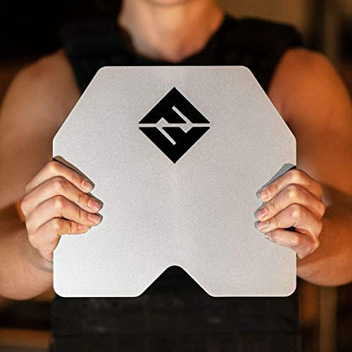 Weight Vest Plates - 8.75 Lb Plates Sold In A Pair - 20Lb Total Vest Weight - F&F Fitness - Compatible With Most Vests, Weight Carrier - High-Intensity Training - Plates For Weighted Vest Workouts #TOP1