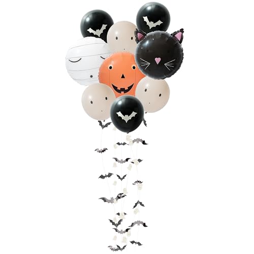 Cheerland Halloween Balloon Garland Kit Ghost Pumpkin Cat Mummy B...