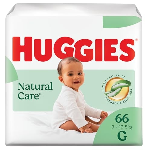 Huggies Fralda Descartável Premium Natural Care G - 66 Un Huggies Fralda Descartável Premium Natural Care G - 66 Un