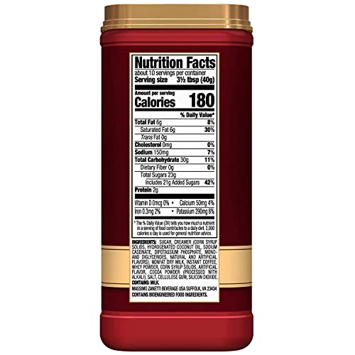 Hills Bros Instant Cappuccino Mix, Hazelnut Cappuccino Mix – Frothy, Decadent Cappuccino With A Smooth Hazelnut Flavor, 14 Oz, Pack Of 6 (Packaging May Vary) #TOP3